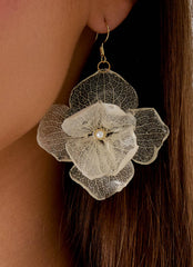 Onda Rosa Earrings - Ivory